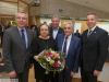 v.l.: Stefan Dallinger, Ursula Sauerzapf, MdL Karl Klein, Bruno Sauerzapf , Hans Reinwald