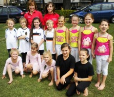 Dance-Girls waren dabei!