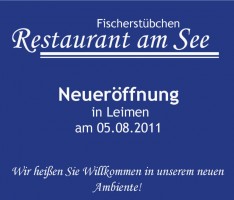 „Restaurant am See“ eröffnet Freitag mit Livemusik