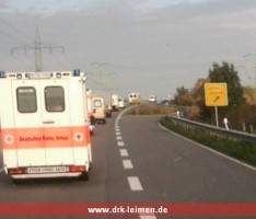 DRK: MOT-Marsch der 1. Einsatzeinheit Rhein-Neckar