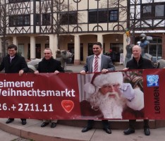 Bannerwerbung für den Weihnachtsmarkt
