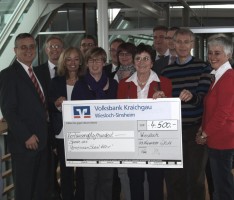 Mitarbeiter der Volksbank spenden 4.500 €