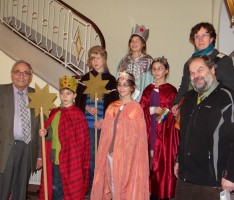 Sternsinger im Rathaus empfangen – von Friedrich-Wilhem Uthe