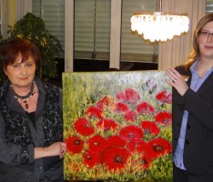 Rita Sauter Vernissage in Pro Seniore Residenz Odenwald eröffnet