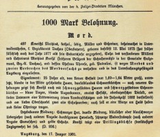 Fahndungsaufruf – 1.000,- Belohnung (nicht mehr so dringend)