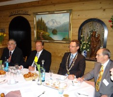 BdS Leimen und Minister Niebel auf der Mittelstandskundgebung