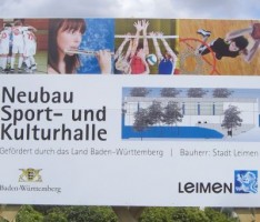 Richtfest in Gauangelloch: Sport- und Kuturhalle schreitet gut voran! Von Friedrich-Wilhem Uthe