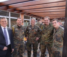 Hauptmann Denz neuer Kompaniechef bei Leimens Patenkompanie