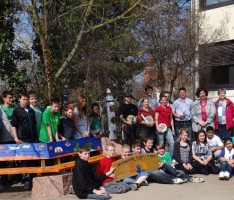 Planetenecke auf dem Schulhof der Geschwister-Scholl-Schule eingeweiht