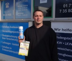 Autoglas Hans mit QR-Code-Aktion