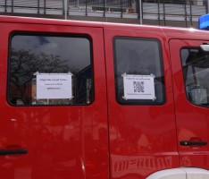 Feuerwehr Nußloch mit QR-Code