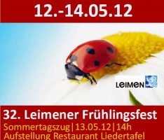 12.-14. Mai Leimener Frühlingsfest mit Sommertagsumzug