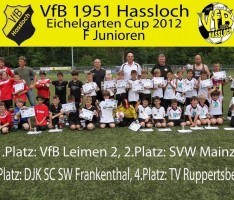 VfB F-Junioren gewinnen Pfingsturnier und Deutschland sein erstes Spiel