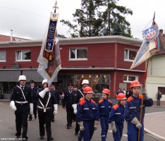 Festumzug der St. Ilgener Vereine zu Ehren FC Badenia