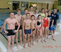 Neptun Schwimmer Mike Böpple, Oliver Tabor und Krzystof Debowski sind Baden’s Beste!