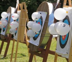 Ferienspaßaktion der Stadt Leimen beim SSV auf dem Bogengelände