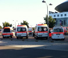 Großalarm für die Rettungskräfte der Region wg. Unruhen in Mannheim