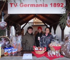 TV Germania auf dem Weihnachtsmarkt