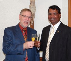 Katholische und evangelische Kirche begrüßten gemeinsam das neue Jahr