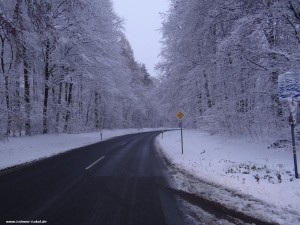 055 - Schnee Straße Winter