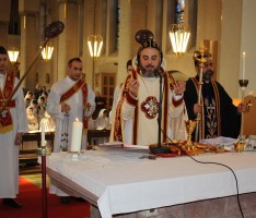 Syrisch-Orthodoxer Erzbischof zu Gast bei der aramäischen Gemeinde Leimen