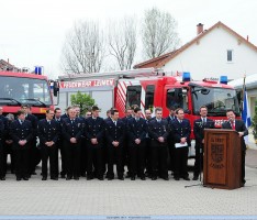 Technischer Frühschoppen bei der Feuerwehr und Fahrzeugübergabe des neuen HLF20