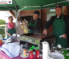 Beim Grillfest der Gartenfreunde Probsterwald: Sonnenschein!