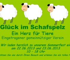22./23. Juni – Sommerfest des Gnadenhofs