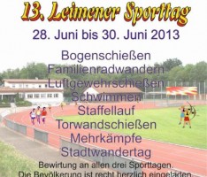 28.-30. Juni – Leimener Sporttag und Stadtwandertag