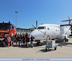 Ausflug der Jugendfeuerwehr St. Ilgen zum Mannheimer Flughafen