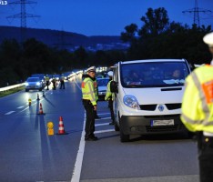 Polizei-Großkontrolle auf B3 und in Leimen- Ergebnis: 3x Alkohol – 2x Drogen