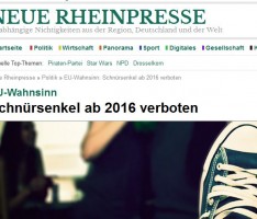 EU-weites Verbot für Schnürsenkel ab 2016