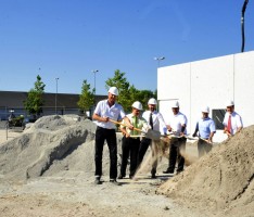 Erster Spatenstich für neuen DM-Markt in Sandhausen: 610 qm Verkaufsfläche