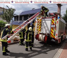 Aufmerksamer Passant: Dann kommt die Feuerwehr zum Grillen