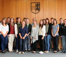 Qualifizierte Ausbildung für junge Menschen im Landratsamt