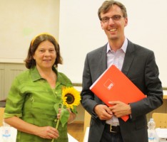 Wolber und Castellucci werben für Rot-Grün