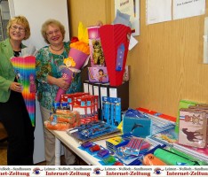 Lions Club unterstützt Leimener Tafel mit Schulsachen
