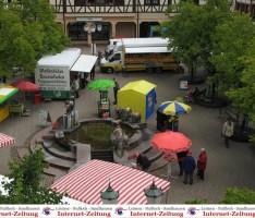 Leimener Wochenmarkt mit vier Ständen extra – Die Währung war „Ihre Stimme“