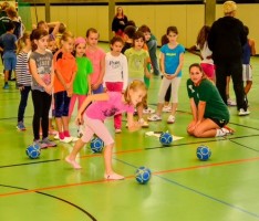 Handball-Aktionstag in Leimen – „Lauf dich frei, ich spiel dich an“