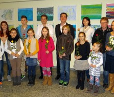 „Wasserwelten“ – Ausstellung der Otto-Graf Realschule im Bäderpark