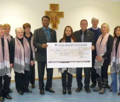 Schola Konzertbesucher spendeten 500 € für St. Laurentius-Glocke