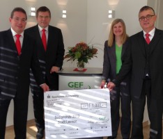 GEF Ingenieur AG spendet 1.000,- € für den Leimener Sozialfonds