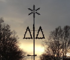 Weihnachten 2013 – Ortseingang Leimen: WAS bitte ist denn das für’n Ding?
