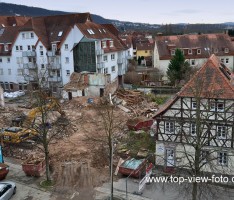 Leimener „Neues Rathaus“: Abrissarbeiten eingestellt – Neuvergabe läuft