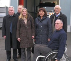 FDP Kreistags- Fraktion vor Ort bei der AVR in Dossenheim