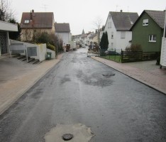 Bergstraße Leimen steht kurz vor der Fertigstellung