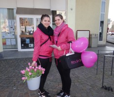 Alles in pink: Frühlingsgruß von Mrs. Sporty