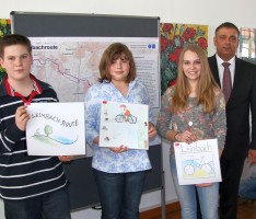 Logo für Leimbachroute: Ggm. Kletti gratulierte gleich drei Sandhäuser Preisträgern!