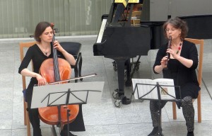 3514 - Lehrerkonzert Musikschule 8 Ute Schleich Blockflöte Katharina Uzal Cello
