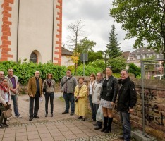 Begehung des Leimener Stadtkerns mit der CDU